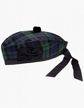 black watch tartan Kilt Glengarry Hat