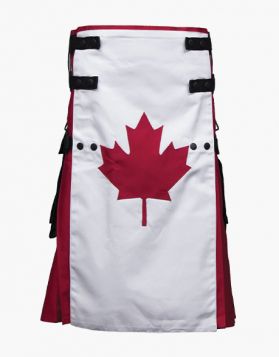 Canadian Flag Utility Hybrid Kilt- Front Image