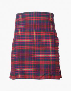 Ladies Clan Cameron of Erracht Tartan Kilt 
- Front Image