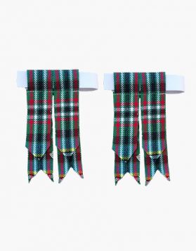  Clan Scott Green Ancient Tartan Kilt Flashes