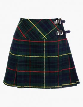 Female Hunting Stewart Tartan Mini Kilt - Front Image