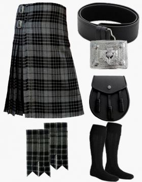 Grey Watch Tartan Kilt Package