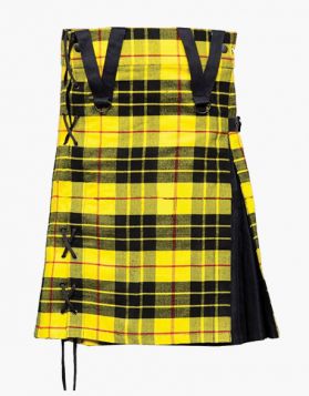 Macleod of Lewis Box Pleated Hybrid Kilt- Front image