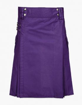Men's Purple Utility Kilt