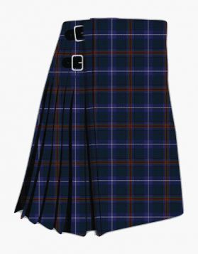 Mens American National Tartan Kilt - Front Image 