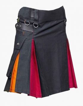 Women's Rainbow Hybrid Utility Kilt
