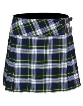 Women Dress Gordon Short Tartan Kilt - Front Image 